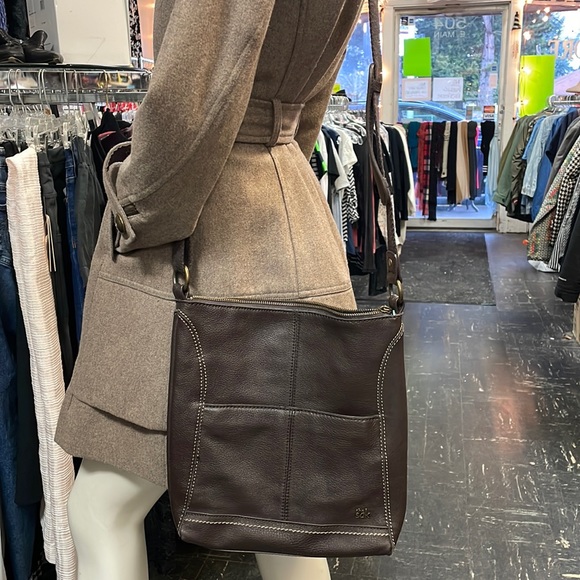 The Sak Handbags - The Sak Chocolate Brown Leather Crossbody Bag